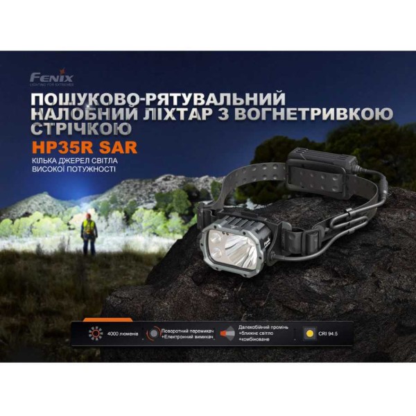Фото - Фонарь налобный Fenix HP35RSAR